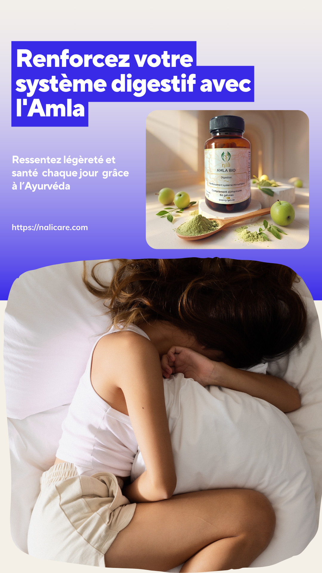 Amla Bio Pousse et volume cheveux - Digestion, Amélioration transit , Amincissement