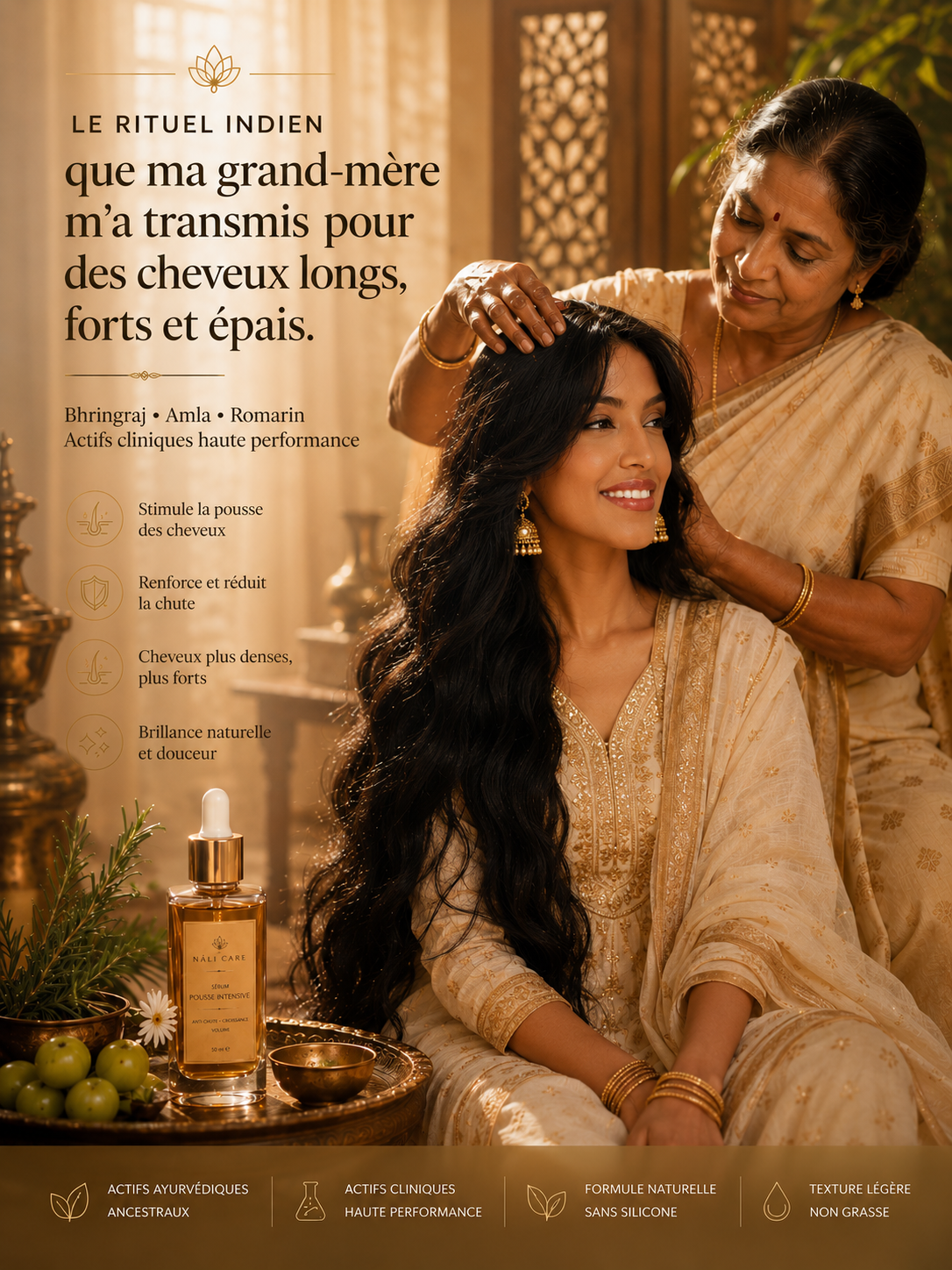 NĀLI HAIR RITUAL - Sérum Pousse Intensive & Volume
